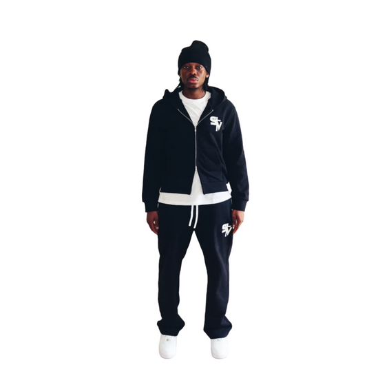 Vault Essential Tracksuit - Onyx Black
